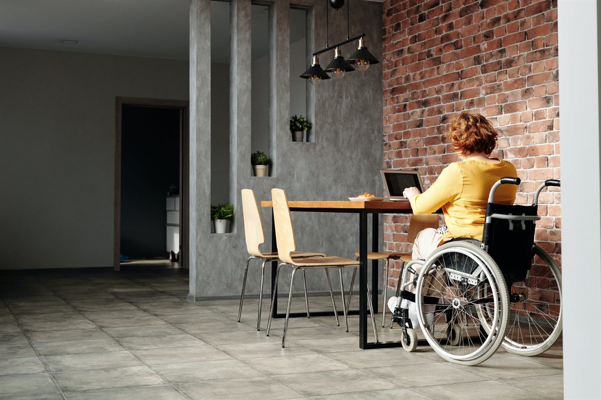 Accessible home setting for supported independent living